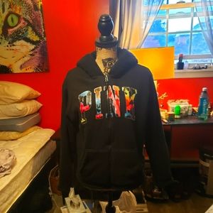 Vs Pink zip up sherpa jacket